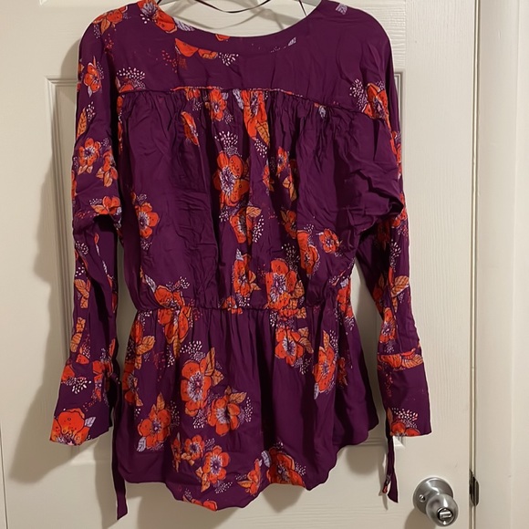 EUC Free People floral blouse size small 135 - Picture 5 of 5